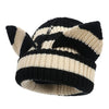 Women’s Thickened Acrylic Knitted Hat with Devil Ears | Cozy Beanie by FitiqueFit