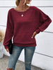 Relaxed Fit Ribbed Knit T-Shirt by Simply Love