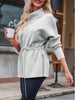 Women’s Turtleneck Fleece Sweatshirt by FitiqueFit