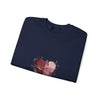 Love Is My Rebellion Sweatshirt | soft grunge heart, distressed punk heart design by Tristan’s Treehouse