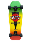 Hosoi Hammerhead Double Kick Rasta 10.25" Complete Skateboard