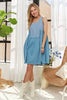 New Summer Decorative Button Sleeveless Babydoll Dress For Women – Flowy & Feminine, Trendy, Stylish, Fashionable, Summer Dress by Stevvex