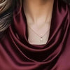 Women's Elegant Draped Neck Blouse by FitiqueFit