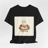 Stay Cozy Bunny T-Shirt | cute animal illustration, winter forest art by Tristan’s Treehouse