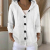 Women’s Button-Down Hoodie Cardigan Sweater Coat by FitiqueFit