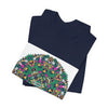 Psychedelic Botanical Mandala Tee | Festival Graphic T-Shirt by Tristan’s Treehouse