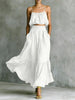 Women’s Two-Piece Flared Skirt Set – High-Waist Elegant Outfit by FitiqueFit