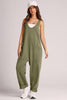 Lovelet V-Neck Wide Strap Overalls