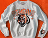 Faux Bling Football With Name - Hoodie