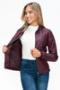Women Warm Sleek Dual-Zipper Layered Jacket with Cozy Fuzzy Hood Urban Chic & Comfortable Jacket by Stevvex