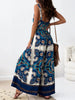 Paisley Print Spaghetti Strap Wide Leg Jumpsuit by Wild and Free Boutique
