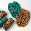 Knitted Dog Leopard-print Sweater Small Dog Pet Dog Cat Clothes by My Store
