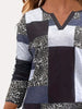Notched Long Sleeve T-Shirt by Simply Love