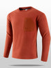 Men's Plus Size Long Sleeve Pocket T-Shirt by Simply Love
