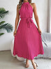 Cute Pink Sleeveless Midi Dress Elegant & Flowy Girls Dress Beautiful Design by Stevvex