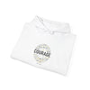 Courage Minimalist Circle Hoodie | Fresh Start apparel, reset mode design by Tristan’s Treehouse