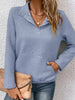 Textured Quarter Snap Sweatshirt by Wild and Free Boutique