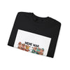 Meme War Graphic Sweatshirt, Disco Florals Retro Paisley by Tristan’s Treehouse
