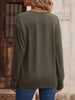 V-Neck Long Sleeve T-Shirt by Simply Love