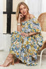 Layered Floral Off-Shoulder Short Sleeve Maxi Summer Dress For Women – Elegant and Feminine Floral Off-Shoulder Maxi Dress with Ruffled Layers for a Romantic Look by Stevvex