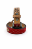 Western Stitch Genuine Suede & Hand Tooled Leather Belt -Red by Neon Spur