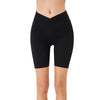 High-Waist Stretchy Denim Shorts with Pockets – Slimming Casual Fitness Shorts by FitiqueFit