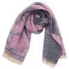 Women's Shawl Flower Jacquard Scarf