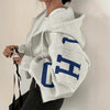 Women’s Zip-Up Printed Sweatshirt – Long Sleeve Casual Jacket by FitiqueFit