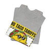 No Taco Tariffs Tee | taco pun, tariff backtrack protest typography by Tristan’s Treehouse
