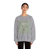Breathe mountain leaf design Sweatshirt | nature vibes, calming minimal by Tristan’s Treehouse