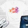 Watercolor Soccer Graphic Tee by Anchored Grace Boutique