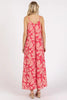 New Summer Printed V-Neck Maxi Cami Dress with Pockets – Chic and Functional Flattering Dress with Ruched Details by Stevvex