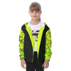 HI-VIS KIDS CAMO HEAVY ZIP FLEECE HOODIE by Luckless Outfitters