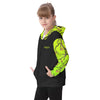 HI-VIS KIDS CAMO HEAVY ZIP FLEECE HOODIE by Luckless Outfitters