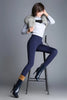 High Waist Velvet Padded Leggings for Women by FitiqueFit