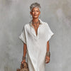 Women’s Loose Long Batwing Sleeve Dress by FitiqueFit