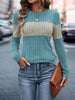 Color Block Round Neck T-Shirt by Simply Love