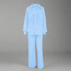 Women's Casual Solid Color Lounge Set by FitiqueFit