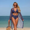 Women's Printed Bikini Three-Piece Swimwear Set by FitiqueFit