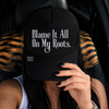 Blame it all on my roots embroidered Trucker Hat by Madness & Mayhem LLC