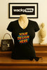 Your Custom Design - Logo - Portrait - Text - Artwork Digitally Printed Premium Graphic Tee Shirt by MyWackyTees