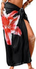 Sheer Chiffon High-Slit Swim Cover-Up Dress – Floral Print, One Size by FitiqueFit