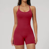 Women's Sleeveless Slim-Fit Backless Jumpsuit – Sport Fashion Style by FitiqueFit