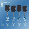 CRBN 1 TruFoam WAVES - Pickleball Paddle by The Mad Pickler