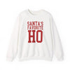 Edgy 'Santa's Favorite Ho' Viral Christmas Crewneck by Dog Mom Hat
