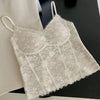 Womens Retro Floral Lace Camisole Top by My Store
