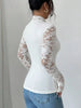 Lace Sleeve Long Sleeve T-Shirt by Simply Love