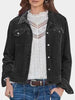 Casual Button-Up Long Sleeve Jacket with Chest Pockets and Relaxed Fit by Stevvex