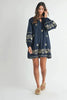 Embroidered Long Sleeve Peasant Mini Dress For Women – Embroidered Mini Dress, Long Sleeve Peasant Dress, Bohemian Dress, Casual Peasant Dress, Timeless Elegance Dress by Stevvex