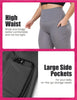 Cropped High-Waisted Yoga Pants with Diagonal Pockets by FitiqueFit